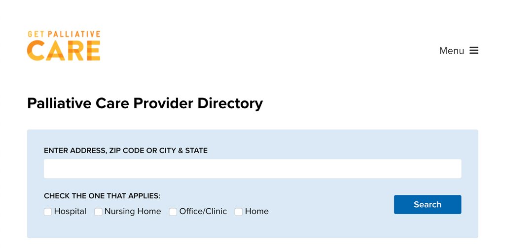 Important -&gt; How to Get a Listing in our #PalliativeCare Provider Directory.

Program profiles are open and free to all palliative care programs across the continuum of care

Learn More -&gt; getpalliativecare.org/get-listing-ge…
