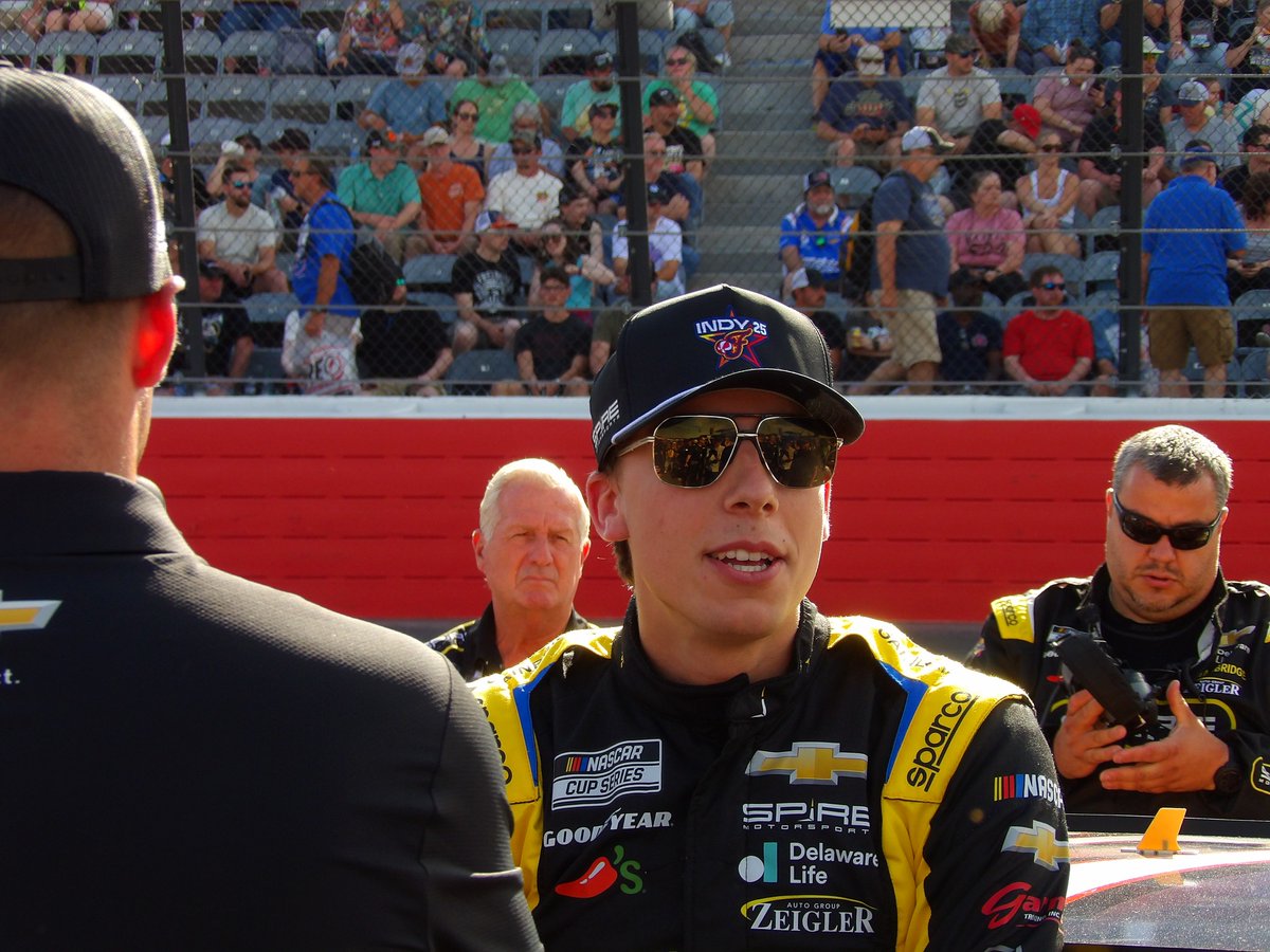 Short Track Report (@shorttrackrep) on Twitter photo .<a href="/CarsonHocevar/">Carson Hocevar</a> takes two tires at halfway and leads the rest of the way to take home the <a href="/NASCAR/">NASCAR</a> All-Star Open victory at <a href="/NWBSpeedway/">North Wilkesboro Speedway</a>, securing himself a spot in the All-Star Race. Also making their way in is <a href="/JHNemechek/">John Hunter Nemechek</a> finishing second and <a href="/NoahGragson/">Noah Gragson</a> via the fan vote. .<a href="/CarsonHocevar/">Carson Hocevar</a> takes two tires at halfway and leads the rest of the way to take home the <a href="/NASCAR/">NASCAR</a> All-Star Open victory at <a href="/NWBSpeedway/">North Wilkesboro Speedway</a>, securing himself a spot in the All-Star Race. Also making their way in is <a href="/JHNemechek/">John Hunter Nemechek</a> finishing second and <a href="/NoahGragson/">Noah Gragson</a> via the fan vote.