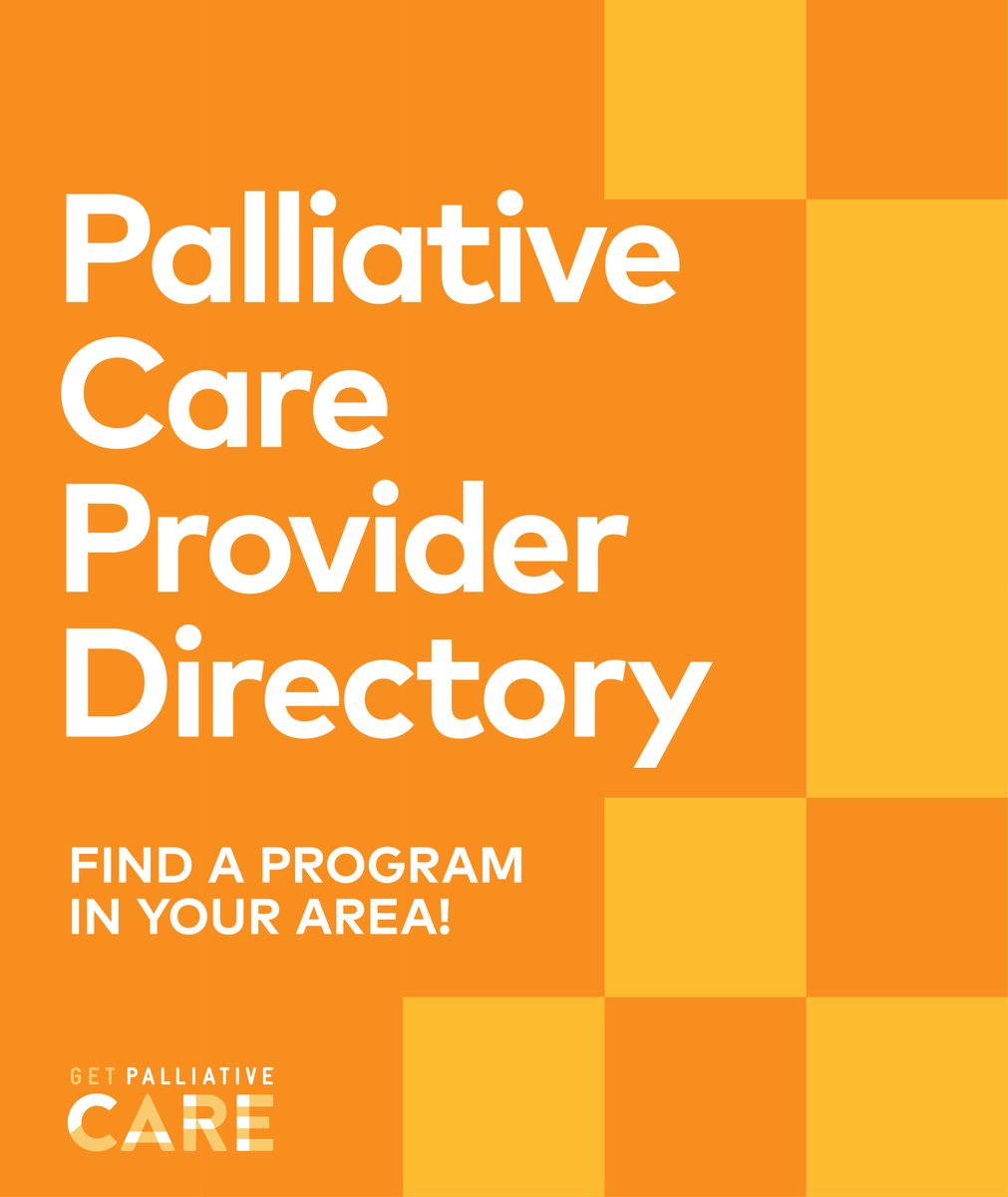 Are you ready to find a #palliativecare provider, but don't know where to start? 

Start by checking out our provider directory and search for palliative care services in your area.

getpalliativecare.org/provider-direc…