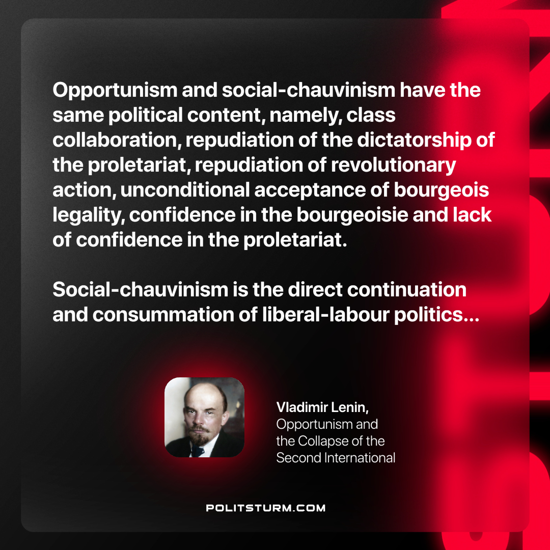 Lenin on the Political Content of Social-Chauvinism and Opportunism