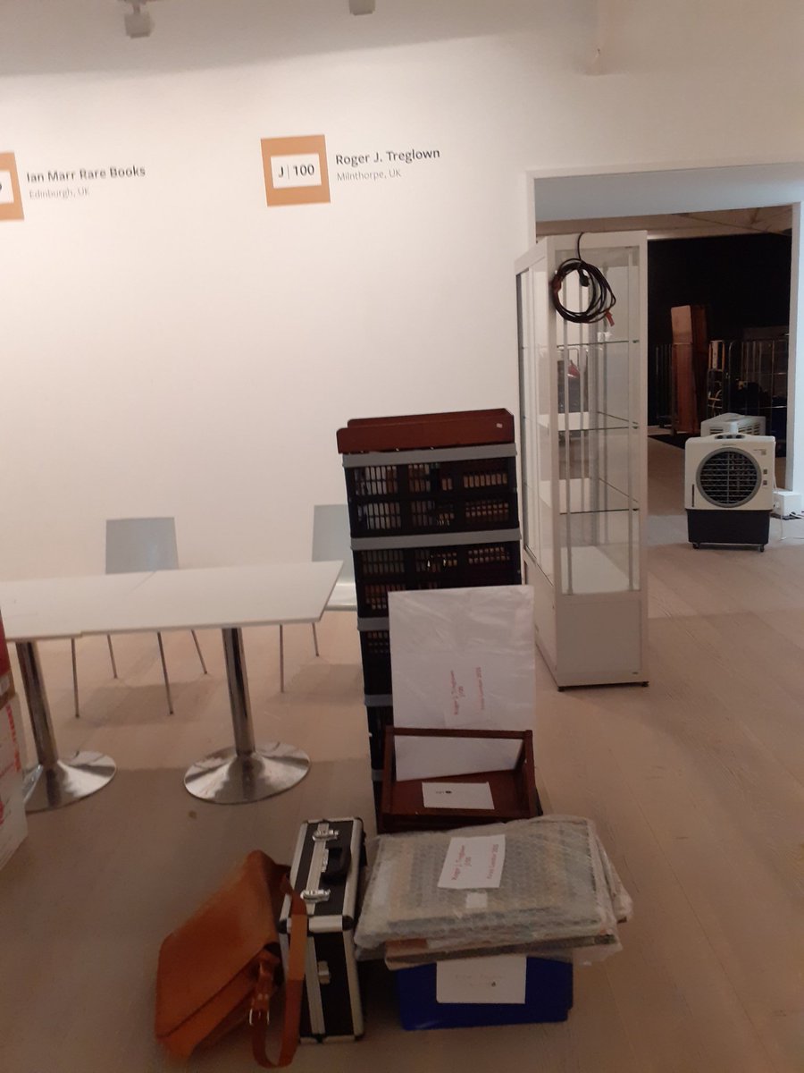 All packed up and ready to go back to the Lake District  in the morning after another successful fair at the Saatchi Gallery.