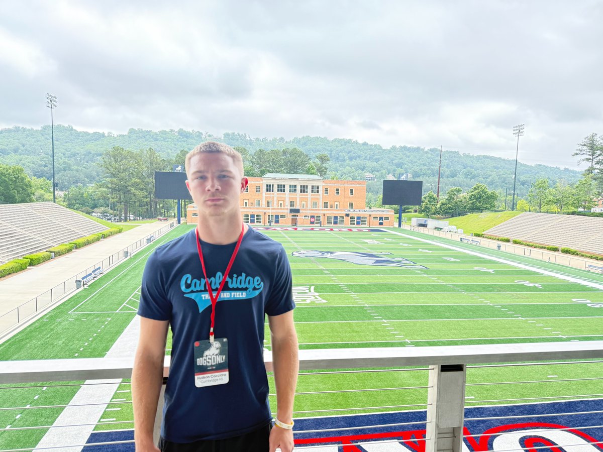 Hudson Cocchiara (@hudsoncocchiara) on Twitter photo I really enjoyed Junior Day at Samford yesterday. Thanks to all of the coaches and staff for everything and thanks to <a href="/RickyTurner19/">Ricky Turner</a> for the invitation and good conversation. <a href="/SamfordFootball/">Samford Football</a>
<a href="/CHSBears_FB/">Cambridge HS Football</a> <a href="/CoachJones_CHS/">Tyler Jones</a> <a href="/CoachDeWeese/">Pete DeWeese</a> <a href="/CoachCarlVice/">Carl Vice</a> <a href="/RecruitGeorgia/">Recruit Georgia</a> I really enjoyed Junior Day at Samford yesterday. Thanks to all of the coaches and staff for everything and thanks to <a href="/RickyTurner19/">Ricky Turner</a> for the invitation and good conversation. <a href="/SamfordFootball/">Samford Football</a>
<a href="/CHSBears_FB/">Cambridge HS Football</a> <a href="/CoachJones_CHS/">Tyler Jones</a> <a href="/CoachDeWeese/">Pete DeWeese</a> <a href="/CoachCarlVice/">Carl Vice</a> <a href="/RecruitGeorgia/">Recruit Georgia</a>