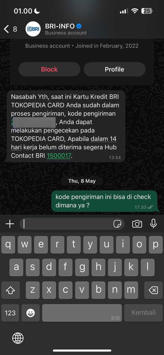akinmbrndg's tweet photo. Bener bener gapaham lagi sama sistemnya @BANKBRI_ID x @tokopedia @TokopediaCare , tanggal 6 May pengajuan kartu baru Tokopedia Card, sudah di konfirmasi buat penambahan nomor alamat rumah, karena yang di tulis cuma nama gang nya saja,udah 5x bikin laporan dan masih salah alamat! https://t.co/gT6fXa2bGV
