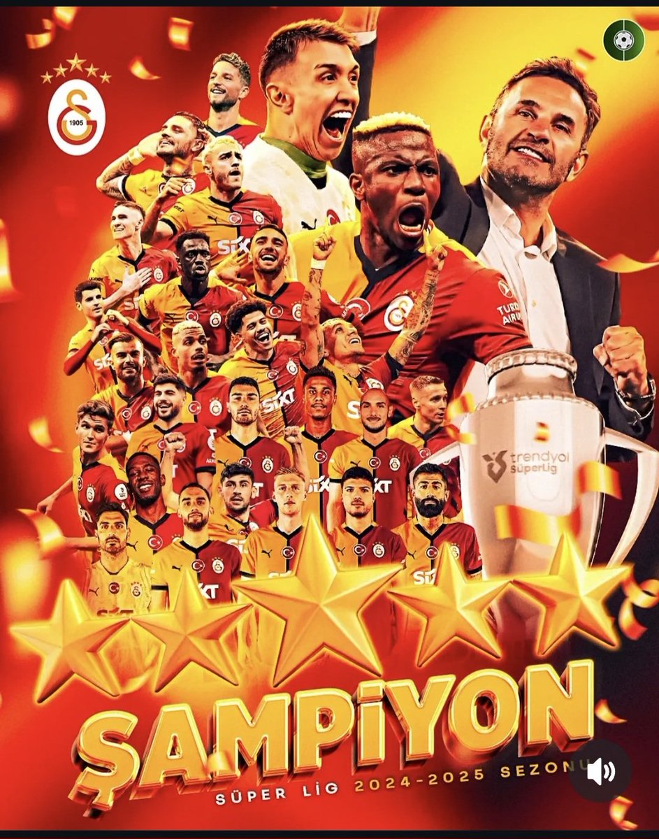 ŞAMPİYON GALATASARAY...
