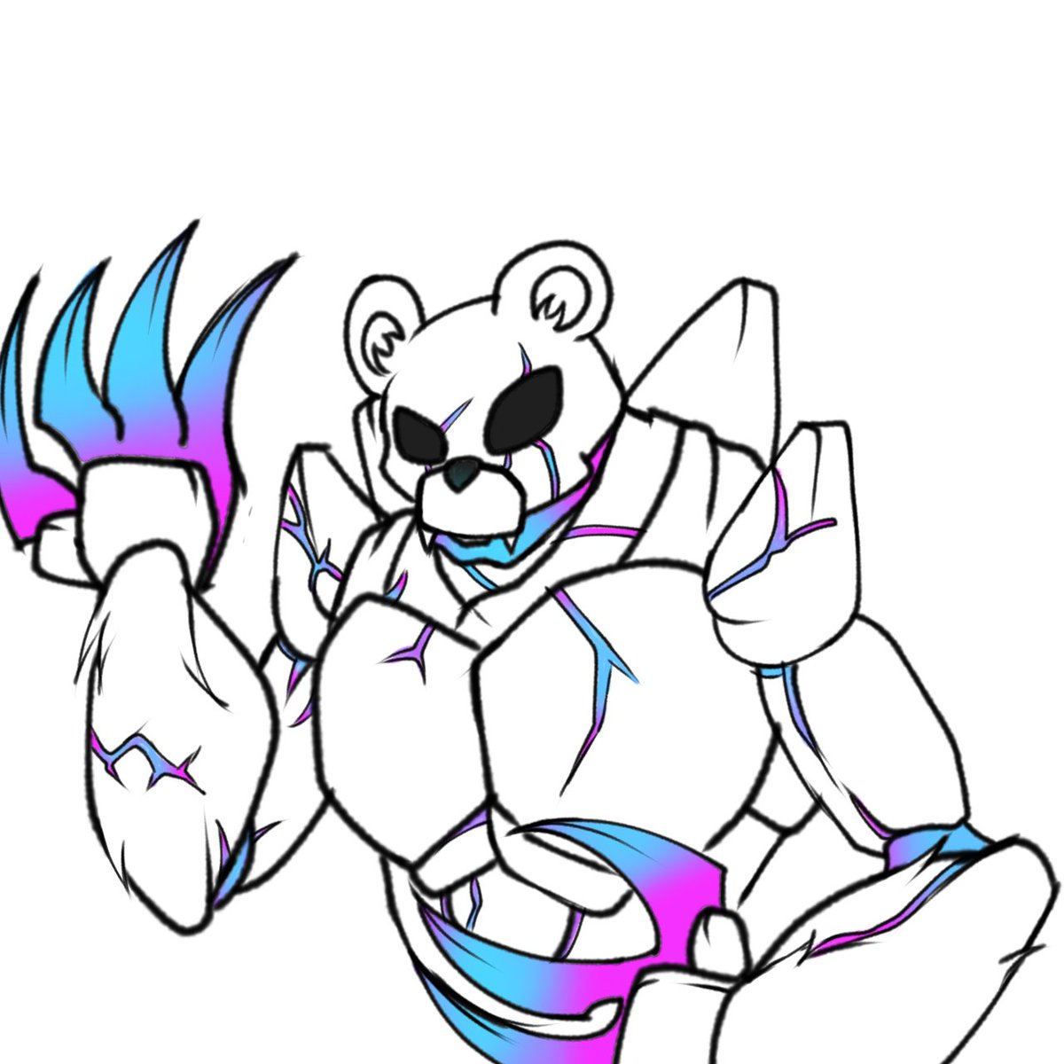 YukkiArtPuppy's tweet photo. Dato curioso: fui el creador del diseño base del Boss para Willyrex, y entre @Felipepudin1 y una más hicimos sus variantes para que pueda ser modelado y animado. Además de dar ayuda y tips a los modeladores como Cotii y zSkai en el diseño final de los modelos y darle vida a esto https://t.co/gXgX494ClT