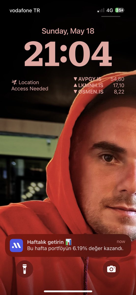 Hayırlı olsun bu hafta portföyün dolar olarak %6,19 değer kazandım. 😊