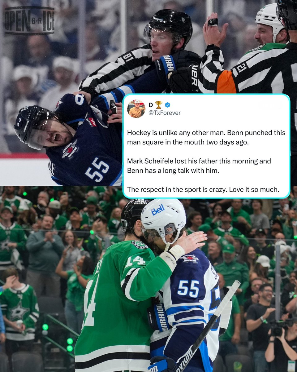 Hockey will always be beautiful ❤️ 

(h/t <a href="/TxForever/">D 🏆</a>)