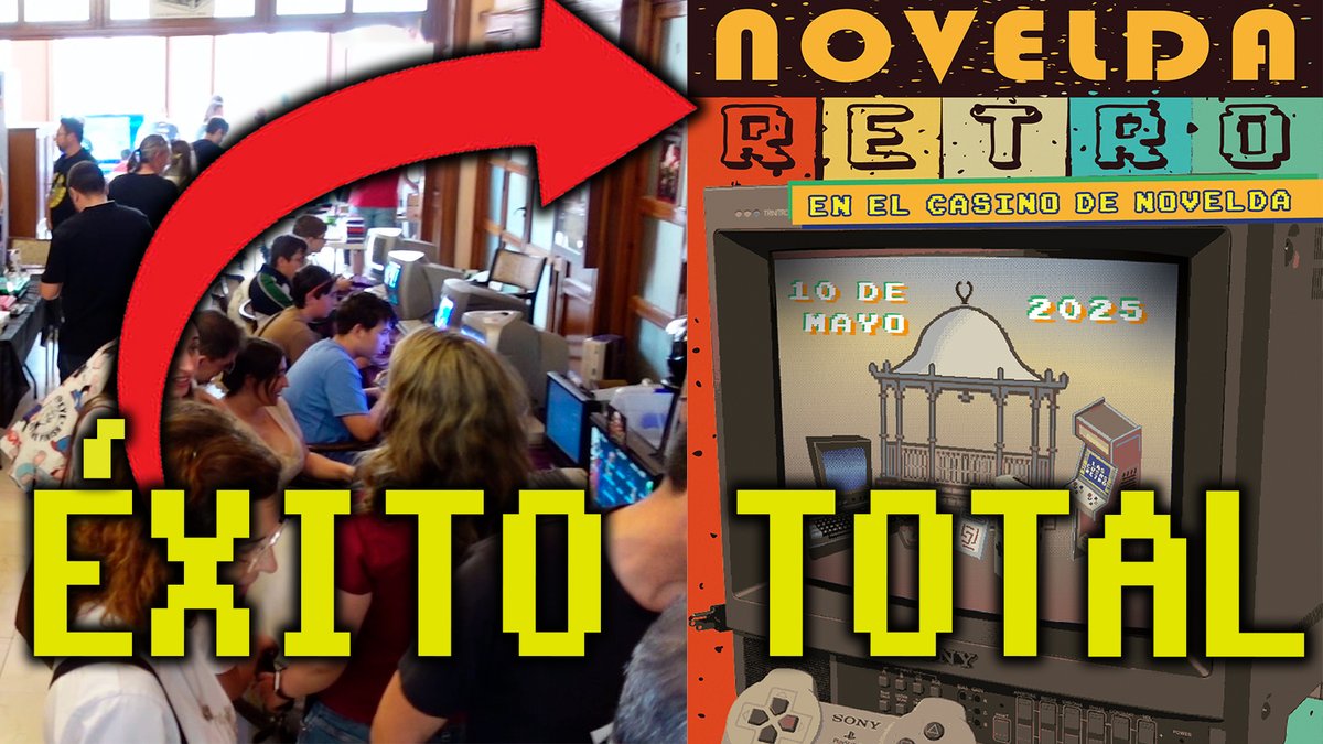 LasCosasRetro's tweet photo. Te llevo conmigo a la FERIA RETRO que MONTÉ la semana pasada en el Casino de Novelda CON AMIGOS.

Vemos todos los stand que vinieron, los torneos y las tiendas.
Y te cuento cómo fue la experiencia de montar un evento retro.

Dale al PLAY y COMPARTE!
https://t.co/OJqcBp1zfS https://t.co/YVOcwKopQM