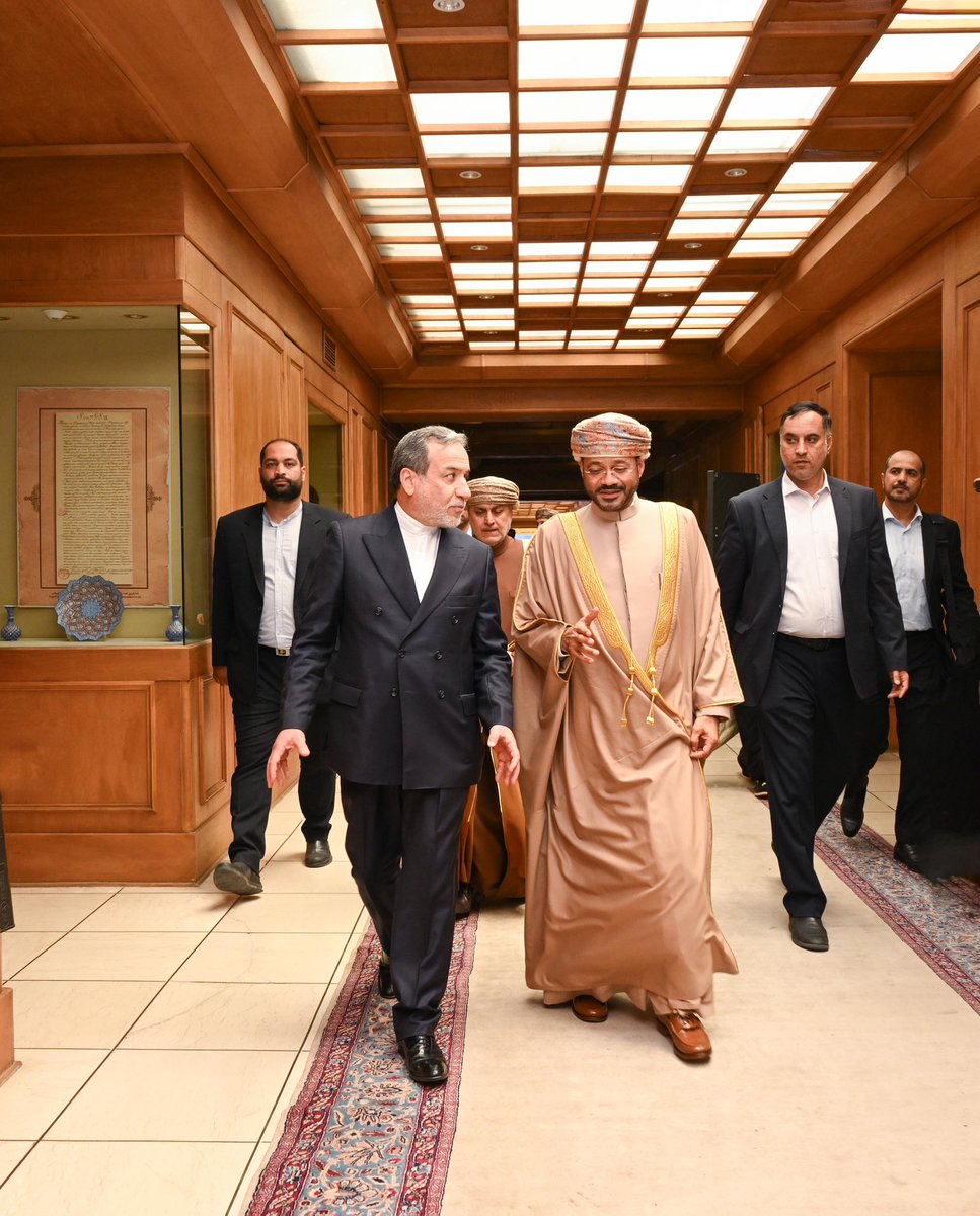 Badr Albusaidi - بدر البوسعيدي (@badralbusaidi) on Twitter photo Meeting my colleague Iran FM <a href="/araghchi/">Seyed Abbas Araghchi</a> - in Tehran today. Our discussion reaffirmed the open and frank dialogue that underpin Oman-Iran relations. We continue to value diplomacy as a steady path forward in navigating regional and global challenges. #TDF2025 Meeting my colleague Iran FM <a href="/araghchi/">Seyed Abbas Araghchi</a> - in Tehran today. Our discussion reaffirmed the open and frank dialogue that underpin Oman-Iran relations. We continue to value diplomacy as a steady path forward in navigating regional and global challenges. #TDF2025