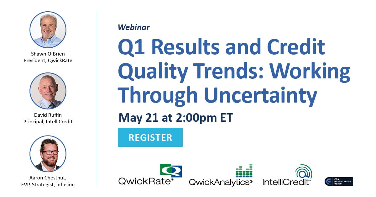 We're examining Q1 financial results, sharing trends, and discussing how community banks are strategically managing elevated credit risk in their loan portfolios. Join us!  hubs.la/Q03mZW5q0