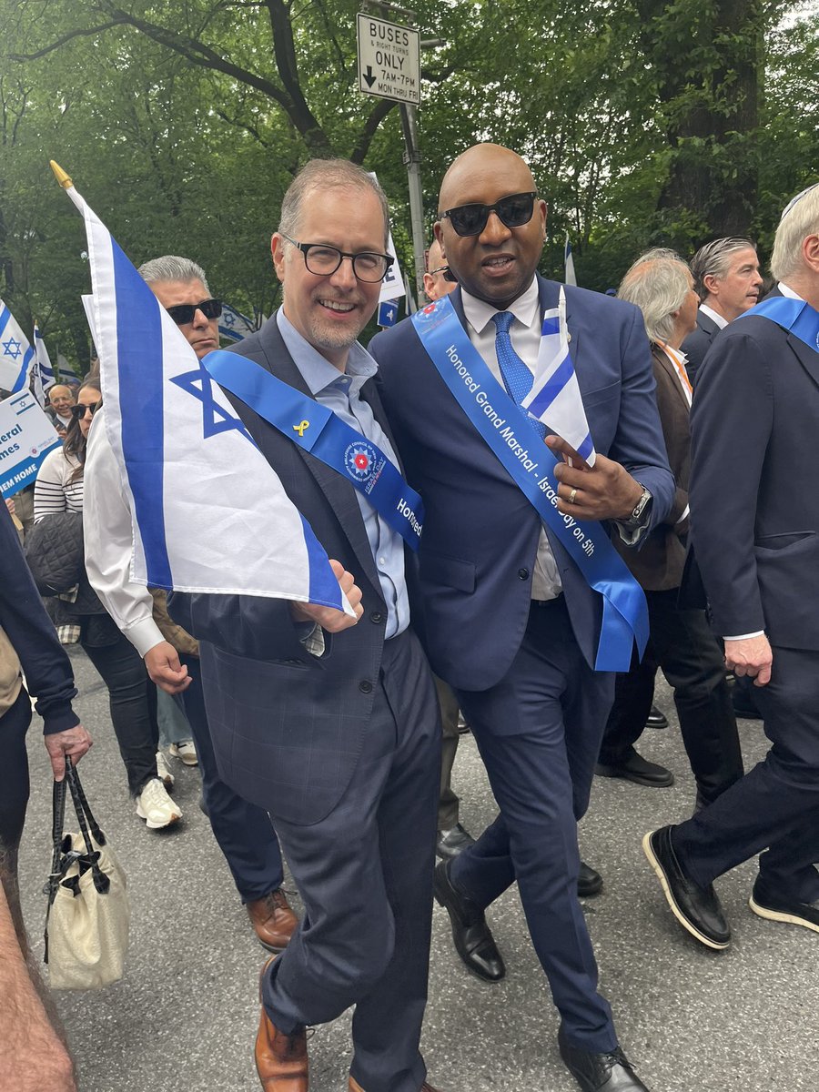 Tens of thousands marching today for Israel Day on 5th Ave with a message of hope and a loud demand: Bring. Them. Home.