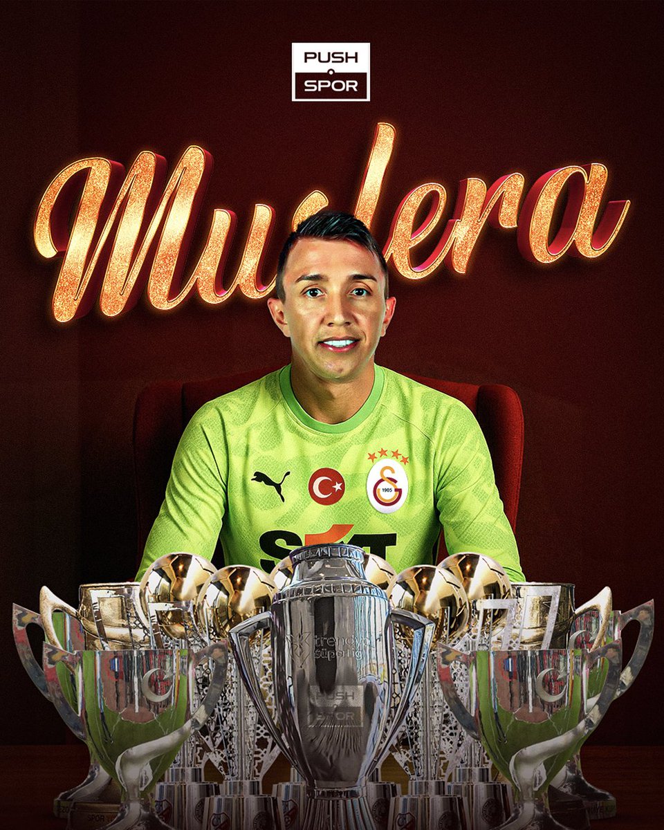 Fernando Muslera, Türk futbol tarihinin en fazla kupa kazanan oyuncusu oldu.