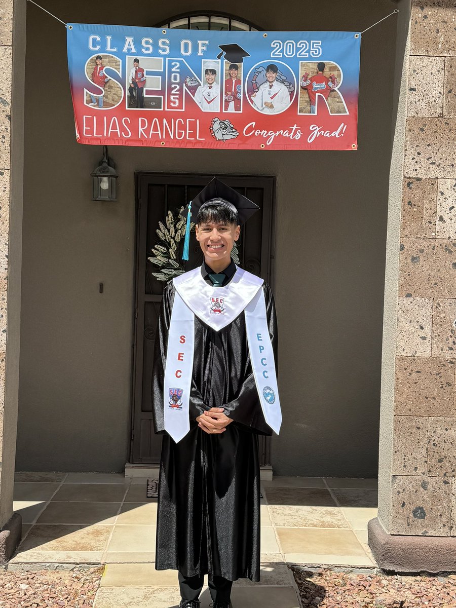 Diane AcuΓ±a-Rangel, M.Ed. (@dacuna_ces) on Twitter photo Proud of our son for receiving his Associates of Arts in Multidisciplinary Studies from EPCC. Thank you SHS for providing this opportunity. Way to go Elias! <a href="/SEC_BULLDOGS/">SOCORRO EARLY COLLEGE</a> <a href="/Socorro_HS1/">Ignacio Estorga, Ed.D</a> #proudmomma #Classof2025 Proud of our son for receiving his Associates of Arts in Multidisciplinary Studies from EPCC. Thank you SHS for providing this opportunity. Way to go Elias! <a href="/SEC_BULLDOGS/">SOCORRO EARLY COLLEGE</a> <a href="/Socorro_HS1/">Ignacio Estorga, Ed.D</a> #proudmomma #Classof2025