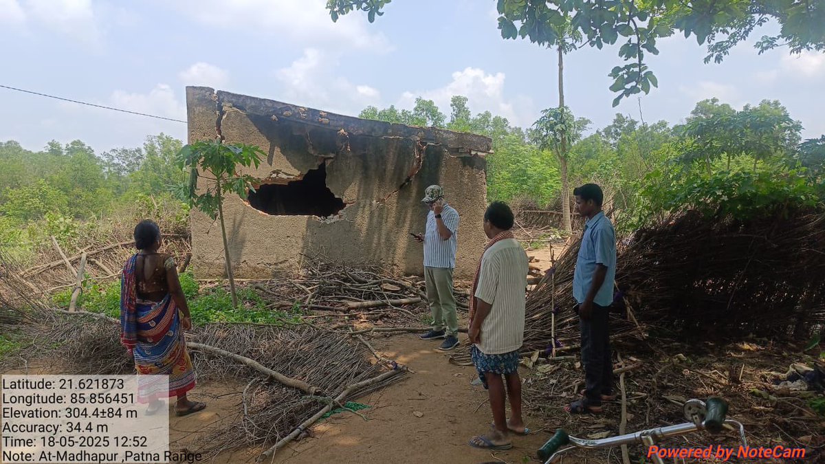 Divisional Forest Officer, Keonjhar (T) (@dfokeonjhar) on Twitter photo Interaction with villagers of Madhopur,Sompatna in Patna range regarding elephant depredations last night ,House damage assessment and iWLMS reporting along with Elephant squad
<a href="/CMO_Odisha/">CMO Odisha</a> <a href="/ForestDeptt/">Odisha Forest, Env. and Climate Change Department</a> <a href="/IPR_Odisha/">I & PR Department, Odisha</a> <a href="/PCCFWL_Odisha/">PCCF WL & CWLW, Odisha</a> <a href="/pccfodisha/">PCCF & HoFF Odisha</a> <a href="/RourkelaRc79045/">RCCF Rourkela</a> Interaction with villagers of Madhopur,Sompatna in Patna range regarding elephant depredations last night ,House damage assessment and iWLMS reporting along with Elephant squad
<a href="/CMO_Odisha/">CMO Odisha</a> <a href="/ForestDeptt/">Odisha Forest, Env. and Climate Change Department</a> <a href="/IPR_Odisha/">I & PR Department, Odisha</a> <a href="/PCCFWL_Odisha/">PCCF WL & CWLW, Odisha</a> <a href="/pccfodisha/">PCCF & HoFF Odisha</a> <a href="/RourkelaRc79045/">RCCF Rourkela</a>