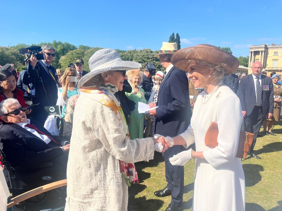 Sue Klauber (@sue_klauber) on Twitter photo A #Buckinghampalace garden party! The last of my 101 year old mum's special invitations to celebrate #VEDay80. As a #WW2 aeroplane mechanic she certainly earned the medals she received 80 years later!
<a href="/TroikaBooks/">Troika Books</a>
#royalairforce A #Buckinghampalace garden party! The last of my 101 year old mum's special invitations to celebrate #VEDay80. As a #WW2 aeroplane mechanic she certainly earned the medals she received 80 years later!
<a href="/TroikaBooks/">Troika Books</a>
#royalairforce