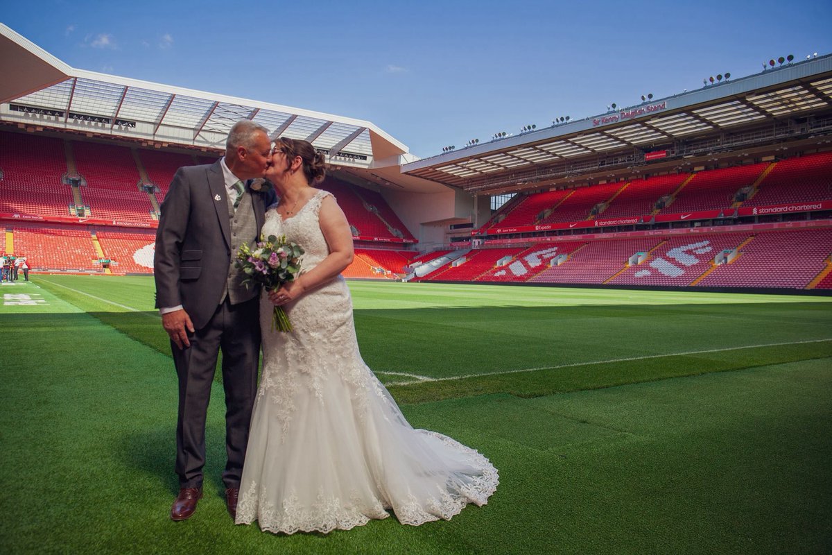 So, we tied the knot at Anfield yesterday. Had the most fantastic day. 
#LFC #Anfield #married
