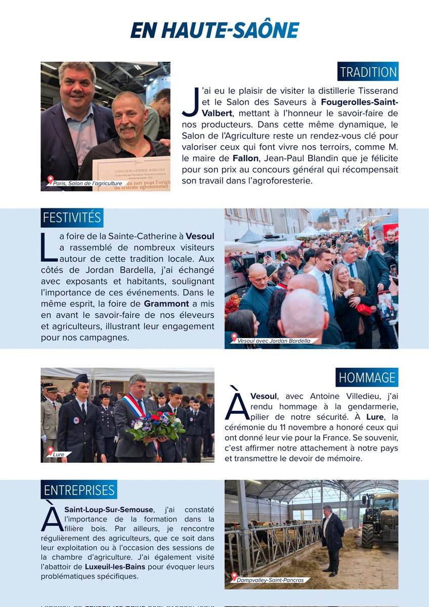 EmericSalmon's tweet image. 📢Retrouvez dans vos mails ou par courrier postal le nouvel exemplaire de ma lettre parlementaire pour suivre mon actualité des derniers mois ! 

Vous n&apos;êtes pas encore inscrit ?  En quelques secondes, vous serez informé de mon actualité📷 

forms.gle/cZcvNjKgjWDNhQ…