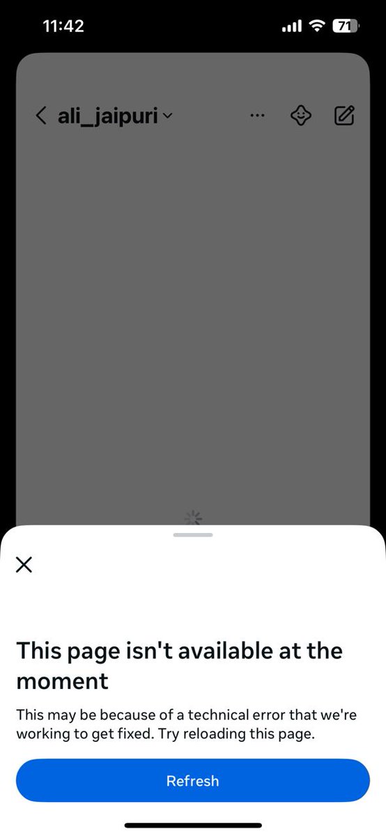 Hey <a href="/instagram/">Instagram</a>, my profile (@ali_jaipuri) shows “This page isn’t available” and I can’t access it properly. When will this be fixed? Please help!