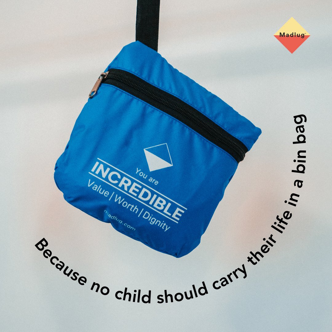 With every Madlug bag purchased, a pack-away travel bag goes to a child in care. 

Children in care are forced to move their belongings in bin bags, leaving them feeling devalued. Our travel bags ensure they feel valued.

Let’s make a difference together.

madlug.com
