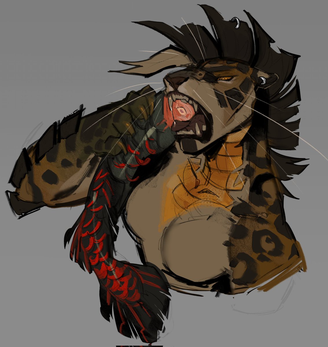 *jaguar and alligator noises*