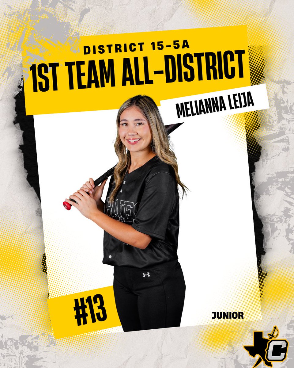 Congrats to <a href="/Madyb_08/">Mady</a> and <a href="/melianna_2026/">Melianna Leija #13</a> for earning 1st team in district 15-5A. #Mudita #Team32