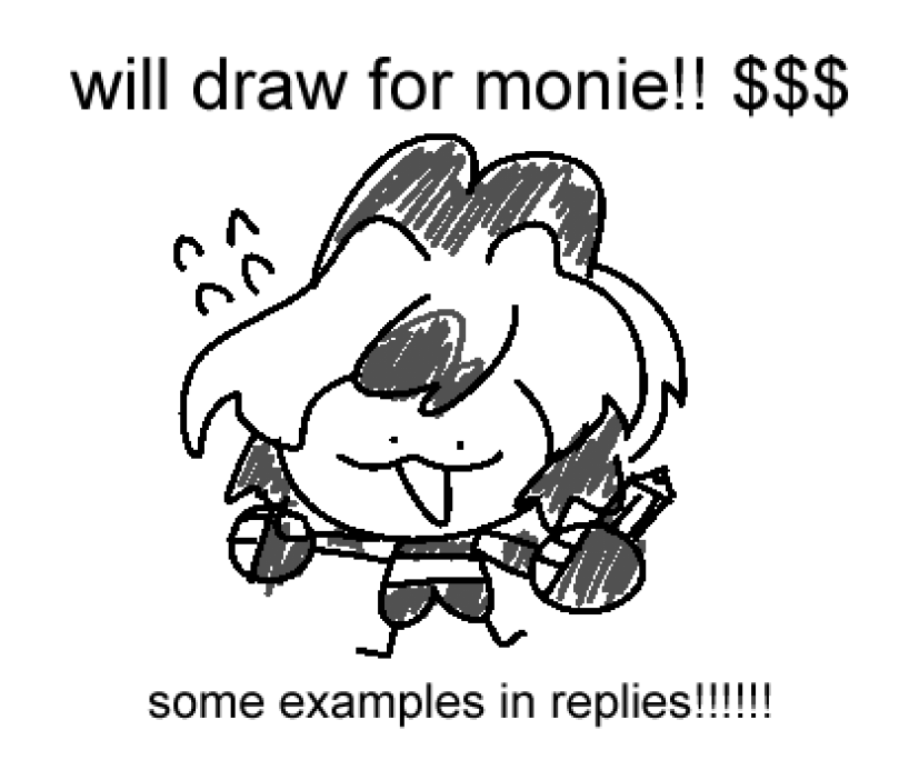 HALLO!! im going on a trip next week for a funeral + family vacation, so i’ll be stepping up on the #kofi art comms this week! i need to pay the pet sitter for my cats, get travel gifts for my family/friends, and spending monies for myself!!

➡ ko-fi.com/ginkoginkgo/co…