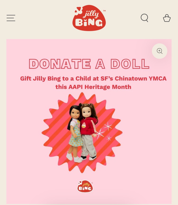 cindygallop's tweet image. You can change a child's life - by gifting them a doll that looks like them 💗 Elenor Mak of @hellojillybing  is co-hosting the #AAPIHeritageMonth 'You Belong' event at San Francisco's Chinatown @ymca next Sat May 25 - donate a doll here: jillybing.com/products/donat…