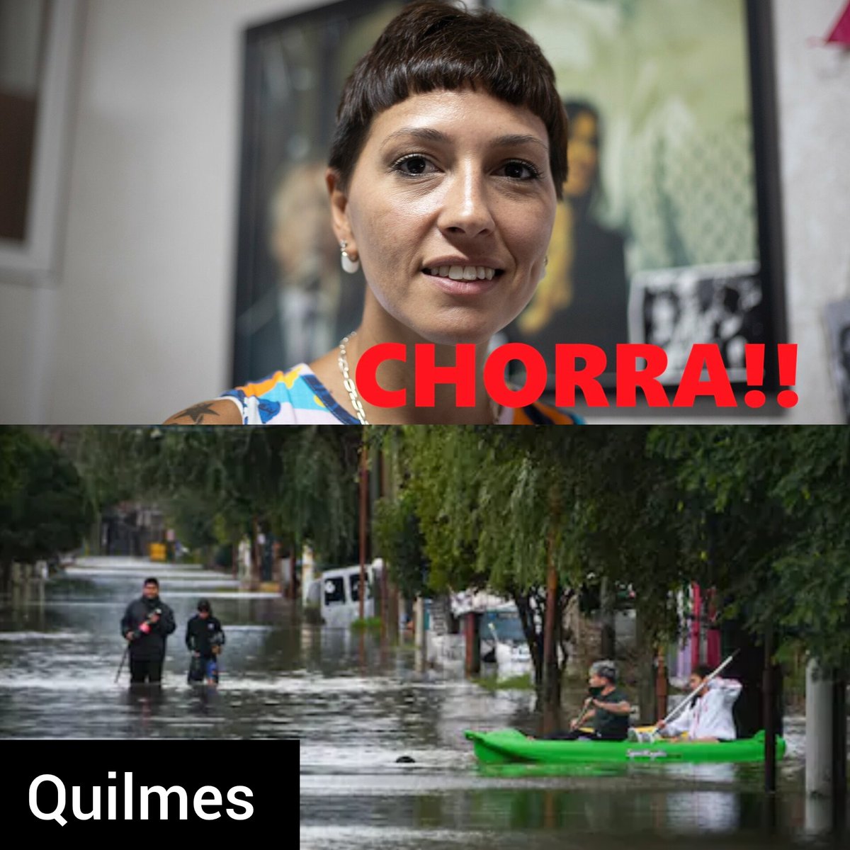 Fugó guita a Miami 🇺🇸 con las cooperativas truchas, hoy tiene a medio Quilmes bajo agua. 

Ahí tienen la "justicia social" que predican en el Kirchnerismo.