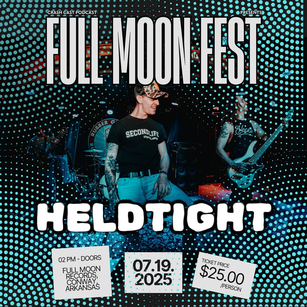 Some of the bands playing Full Moon Fest for us on July 19th!