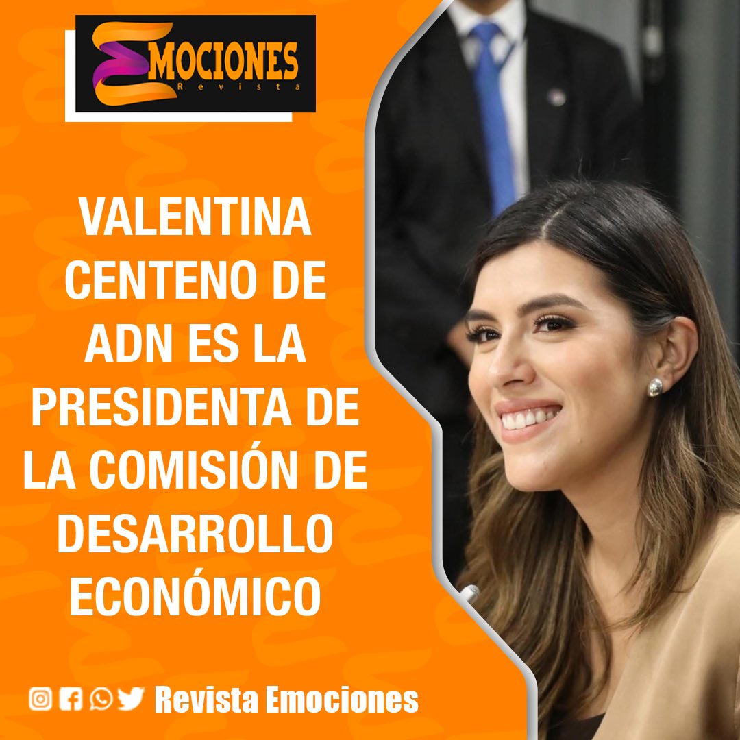 La asambleísta <a href="/ValenCenteno/">Valentina Centeno</a> , de la bancada de Acción Democrática Nacional (ADN), ha sido designada presidenta de la Comisión de Desarrollo Económico.