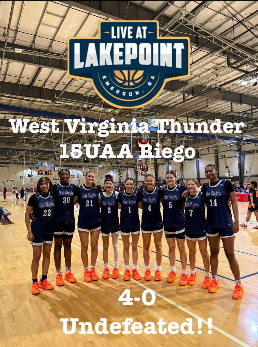 Great weekend for the team! We went 4-0 at Live At Lakepoint! Thank you to all the college coaches who came and checked us out!  Back to the lab💪🏽