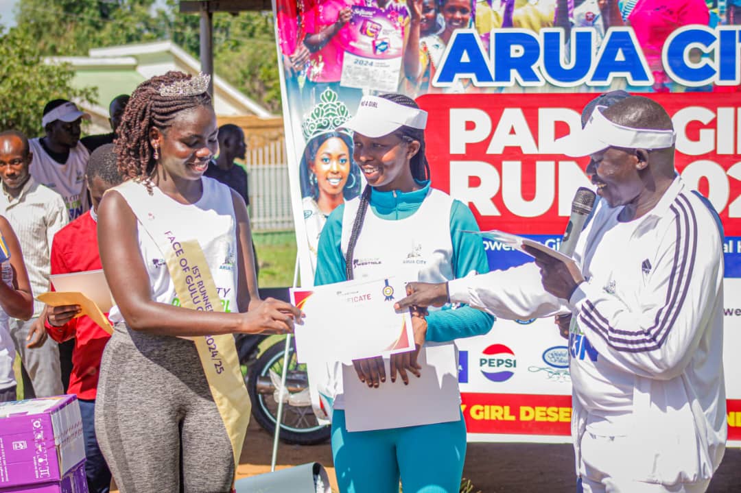 Without proper menstrual products, girls may miss several days of school each month, leading to gaps in learning and increased dropout rates. Providing sanitary pads helps ensure consistent school attendance . Thank you team Arua City for coming up in big numbers for the Run.