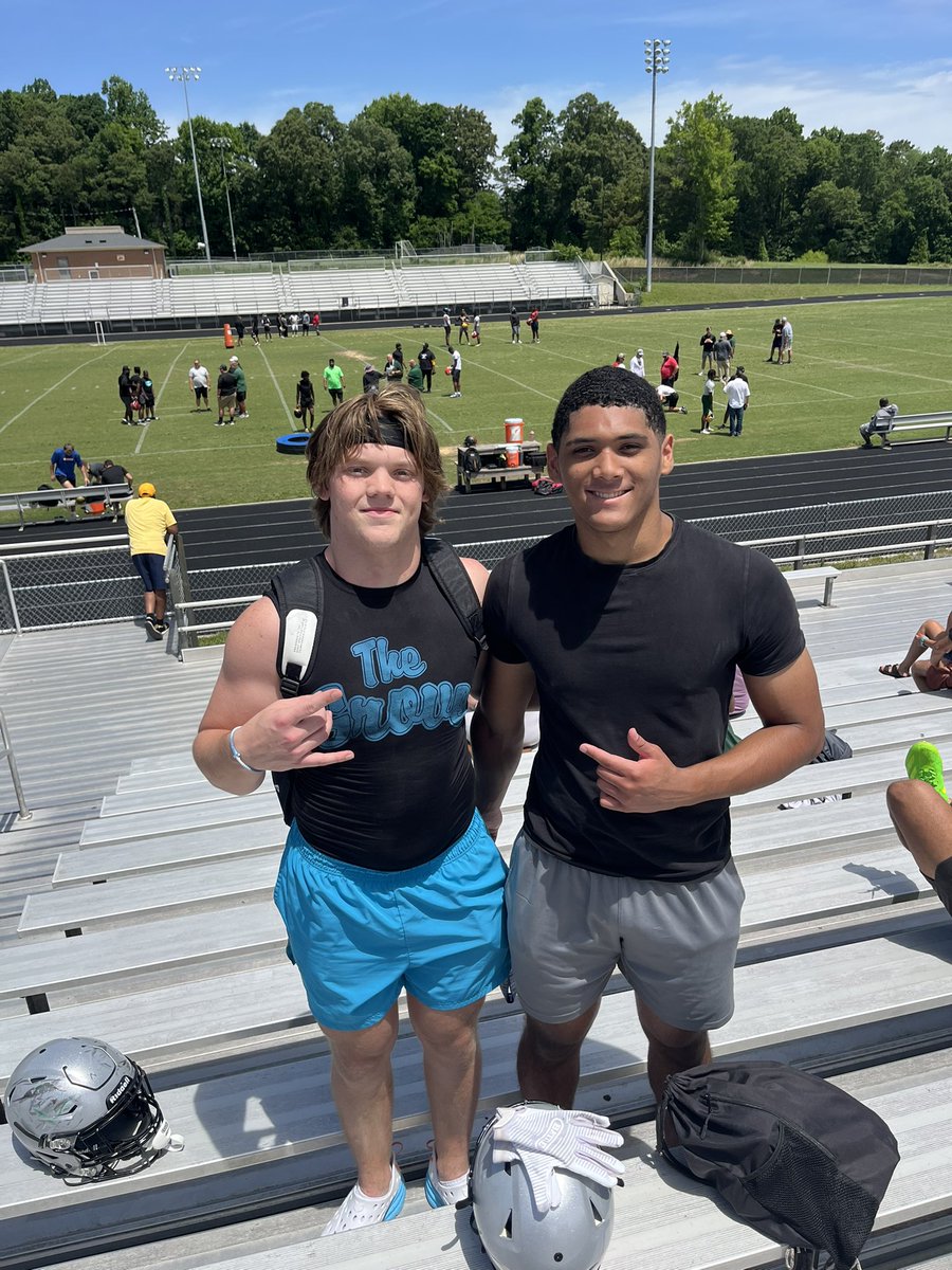Had a great time competing today at the <a href="/ShrineBowlNCSC/">Shrine Bowl NC-SC</a> Invitational Camp!!
<a href="/OakGroveGrizzFB/">Oak Grove Football</a> <a href="/OGHSAthletics/">Oak Grove Athletics</a> <a href="/CoachCreason66/">Rob Creason</a> <a href="/Coach__Roy_Tesh/">Roy Tesh</a> <a href="/CoachYurachek/">Ryan Yurachek</a> <a href="/Coach_Shak/">Anthony Shakir</a> <a href="/CoachLoperSCSU/">Connor Loper</a> <a href="/HSCCoachClarkJr/">David Clark Jr</a> <a href="/AkeemDent/">DENT</a> <a href="/GWUFootball/">Gardner-Webb Football</a> <a href="/AppState_FB/">App State Football</a> <a href="/ECUPiratesFB/">ECU Football</a>