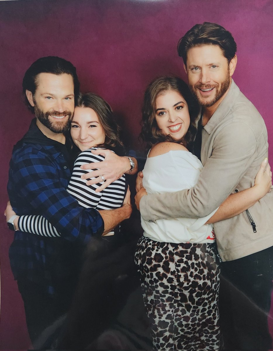 A Jensen smile &amp; a Jared hug name something better? 😍
<a href="/jarpad/">Jared Padalecki</a> <a href="/JensenAckles/">Jensen Ackles</a> <a href="/CreationEnt/">Creation Entertainment</a> 
#SPNNJ #Supernatural #JensenAckles #JaredPadalecki #BestFriends