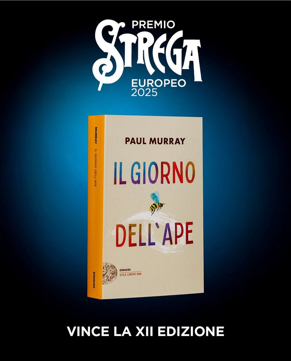 Arturo Dielle (@artdielle) on Twitter photo Complimenti a Paul Murray che vince la XII edizione del #PremioStregaEuropeo. Romanzo che ho amato, premio meritatissimo!
<a href="/PremioStrega/">PremioStrega</a> Complimenti a Paul Murray che vince la XII edizione del #PremioStregaEuropeo. Romanzo che ho amato, premio meritatissimo!
<a href="/PremioStrega/">PremioStrega</a>