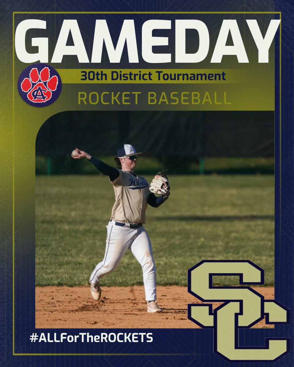 🚨 30th District Tournament 

⚾️The Rockets face Anderson Co. today at 3:30! All tickets purchased via GoFAN- gofan.co/event/3602848?…

📍SHELBY COUNTY ATHLETIC COMPLEX- 1270 BURKS BRANCH ROAD 
🚫 NO PASSES OF ANY KIND ACCEPTED for KHSAA POST SEASON PLAY
🚫 NO PETS/ NO RE-ENTRY