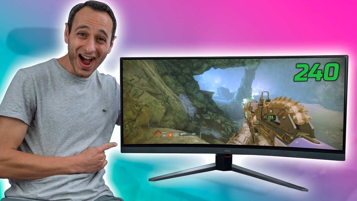 One of my new favourite ultrawide gaming monitors!
The AOC CU34G4Z sports a curved 34" 1440p ultrawide 240Hz VA panel...and it costs just £370 in the UK 🥳

Find out more by watching the video on YouTube: youtu.be/cy3i5RFH-0I?si…

#ad #aocgaming #aoc #gaming #pcgaming