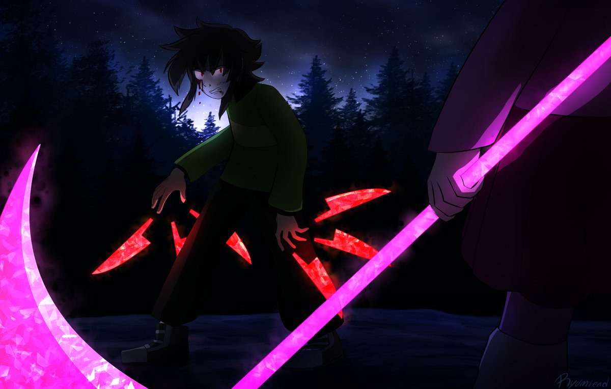 RyumiEnd's tweet photo. what a cold night...
#undertale #glitchtale #chara #bettynoire https://t.co/E3DuFYekYy