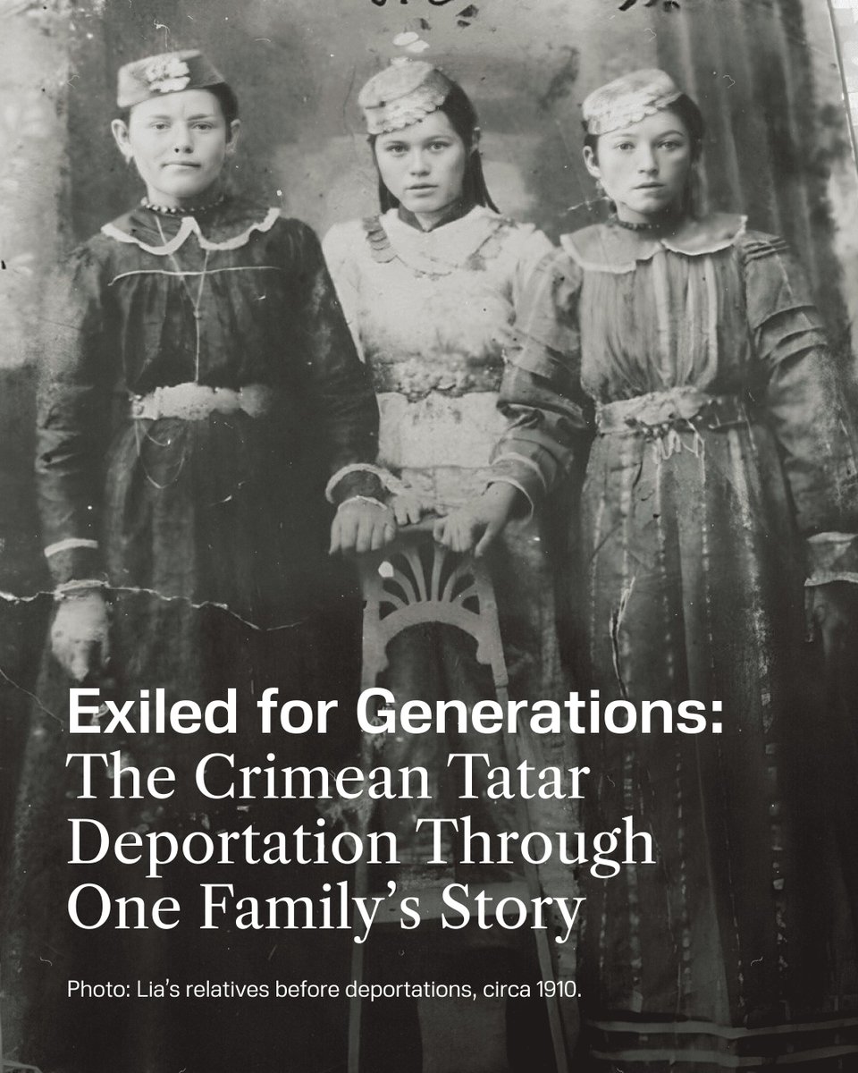 On May 18, Ukraine recalls Stalin’s 1944 deportation of Crimean Tatars, a genocide that killed thousands in cattle-car exile. 

UNITED24 Media shares the story of one family who endured it 👇 

(1/10)
