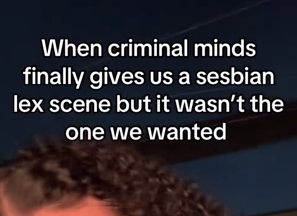 not to be woke but when ppl keep saying this it’s very odd …. like we got a poc lesbian scene girl be happy we got something