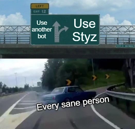StyzTeam's tweet photo. And on our right is Styz, which you can get for Free Today! Left lane closed! Drift into better features! https://t.co/Qrmbsw96Xk https://t.co/JS6UWihJwH