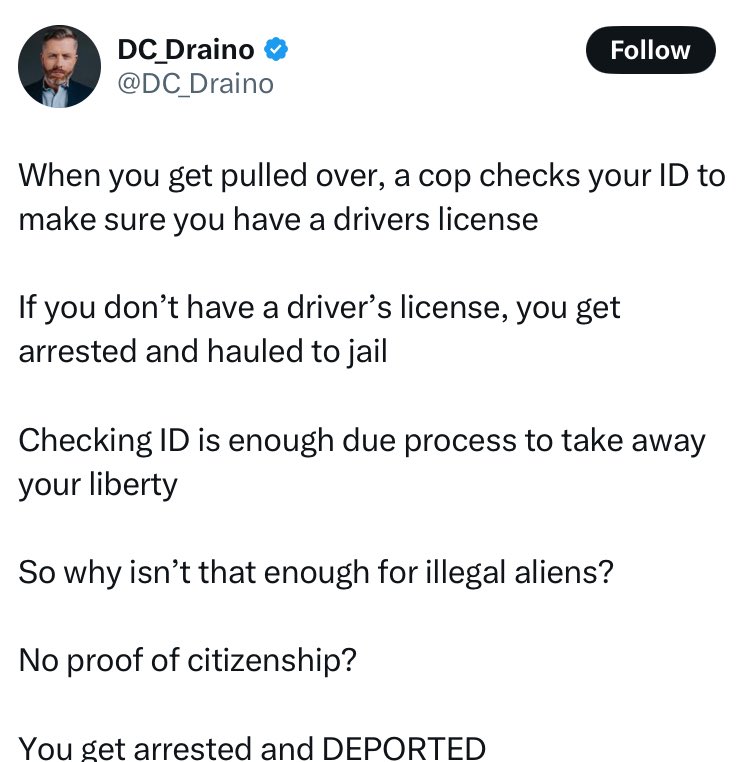 This is…not what happens if you are pulled over but don’t have your valid drivers license on you lol