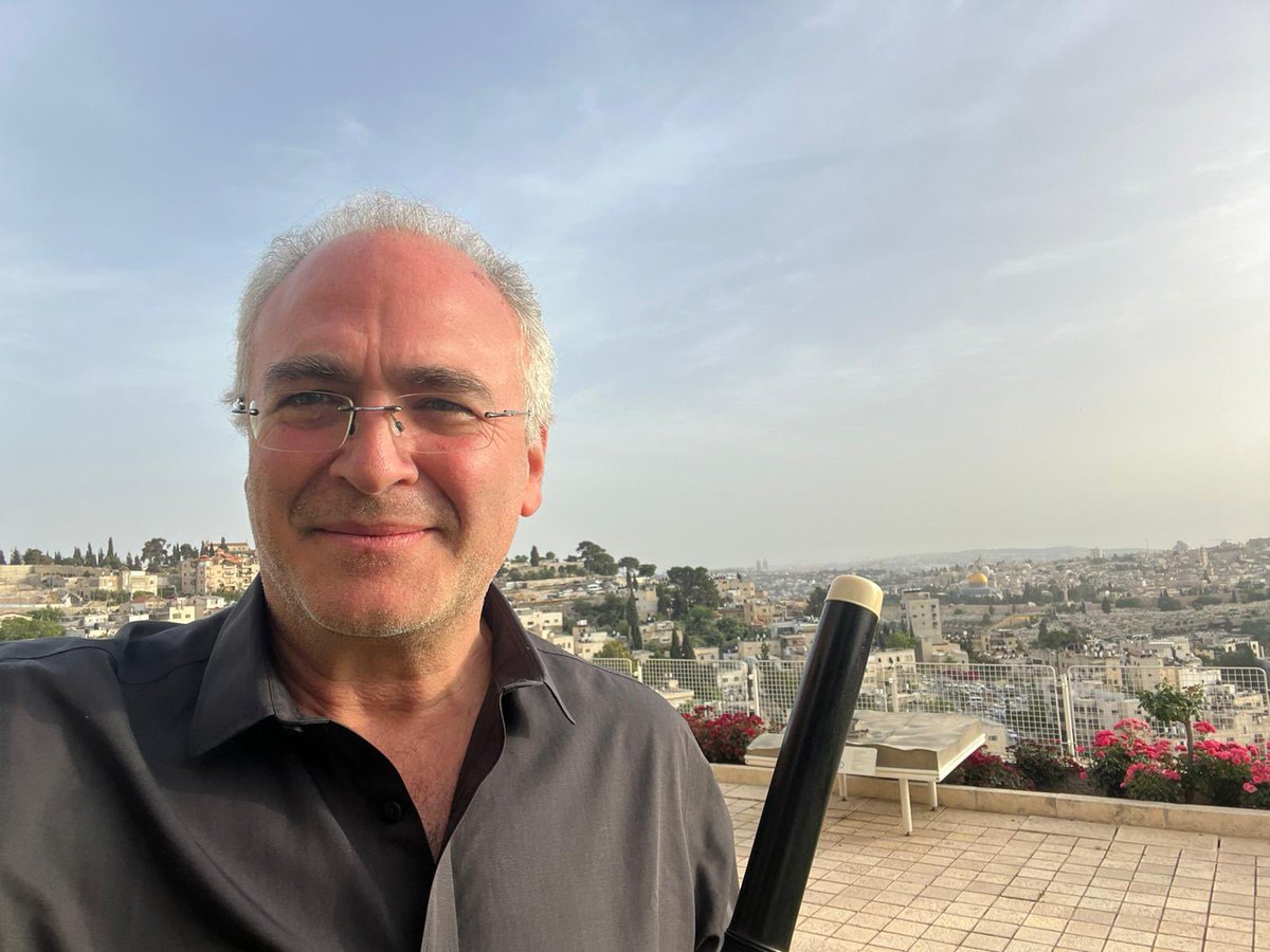 Tonight in Jerusalem <a href="/BYU/">BYU</a> for #Telemann in Paris with colleagues Gilat Rotkop and Jochewed Schwarz. An iconic backdrop