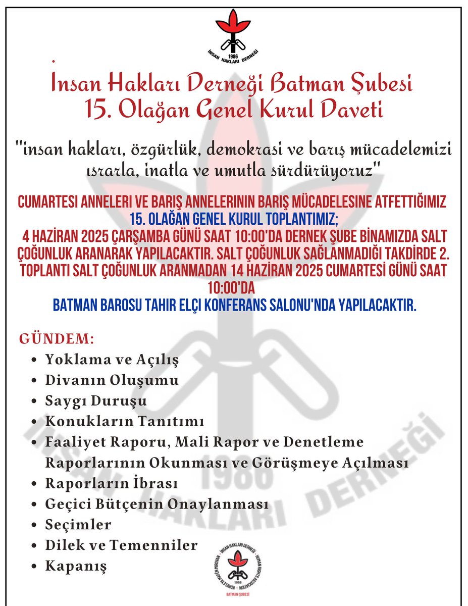 İHD Batman tweet media