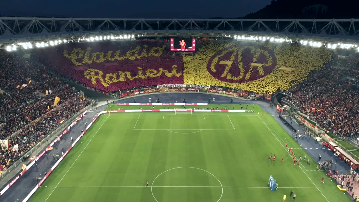 A fitting tribute to a great man 🖼️

#RomaMilan