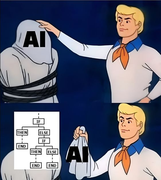 AI_BY_TEC's tweet image. AI code described as a long, nested if-else statement, mocking its perceived complexity. A humorous take on simplified AI understanding.
#AIHumor #IfElseHell #CodeMeme #AISimplified #TechComedy