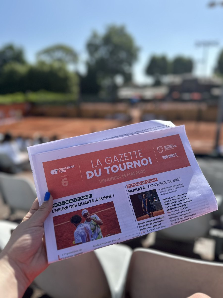 Caudéran a la chance d’accueillir de grands joueurs : très belle matinée passée au <a href="/BNPPprimrose/">BNP PARIBAS PRIMROSE</a> ! 🎾