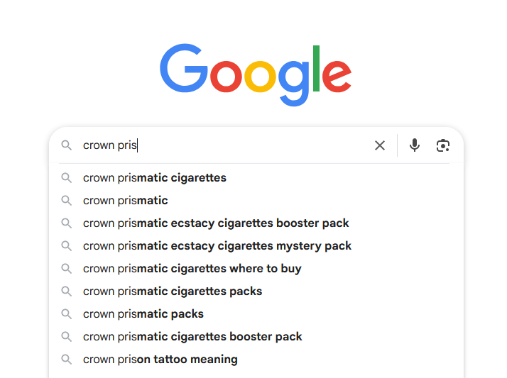 crown prismatic cigarettes as a chronic shitposter I think this might be the biggest cultural impact  i'm ever gonna leave on the world. the despirate DMs i've gotten asking  where to get these is insane
