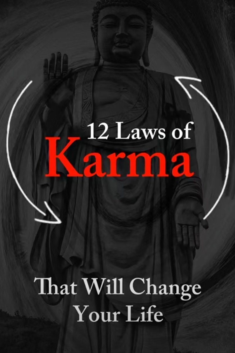 HoliHappiness's tweet photo. Live by the 12 laws of karma—not to change fate, but to master yourself. https://t.co/uFbPqkvmPK