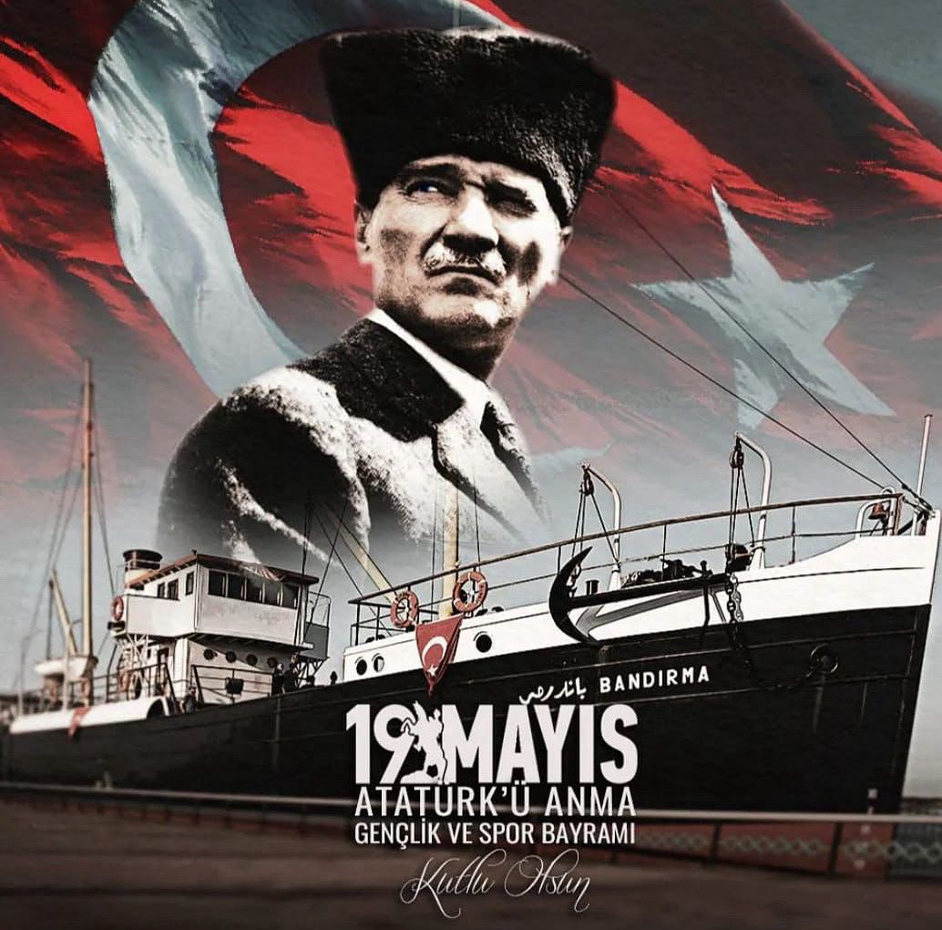19 Mayıs Atatürk’ü Anma, Gençlik ve Spor Bayramımız Kutlu Olsun 🇹🇷